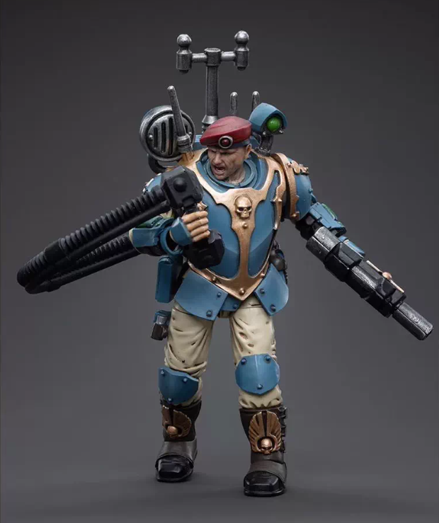 JOYTOY  Warhammer 40,000  Scale:1/18  Astra Militarum Tempestus Scions Command Squad 55th Kappic Eagles Vox Operator