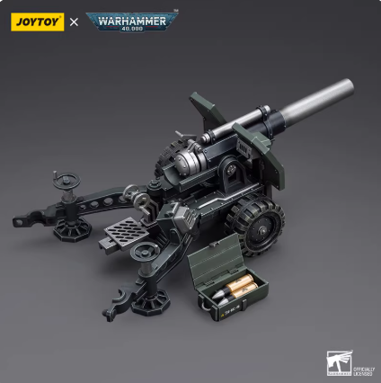 JOYTOY  Warhammer 40,000   Scale:1/18 Astra Militarum Ordnance Team with Bombast Field Gun
