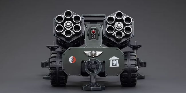 JOYTOY  Warhammer 40,000  Scale:1/18 Astra Militarum Ordnance Team with Malleus Rocket Launcher