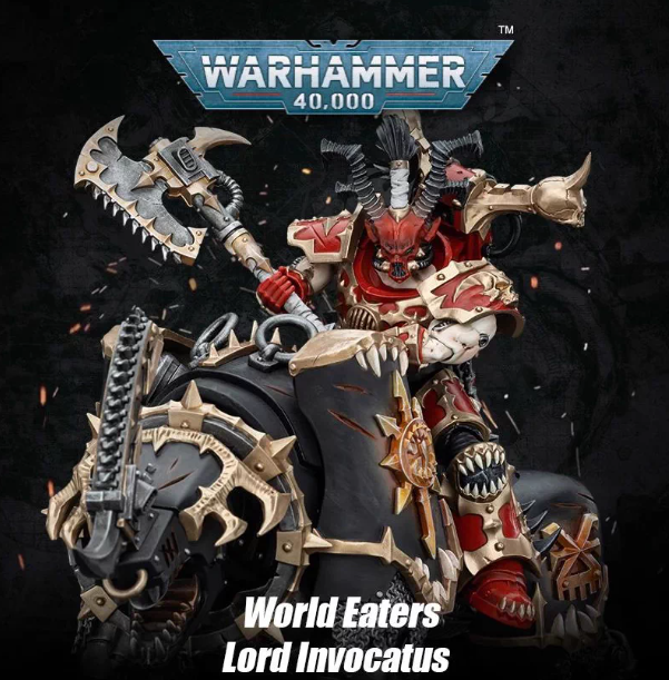 JOYTOY  Warhammer 40,000   Scale：1/18   World Eaters Lord Invocatus