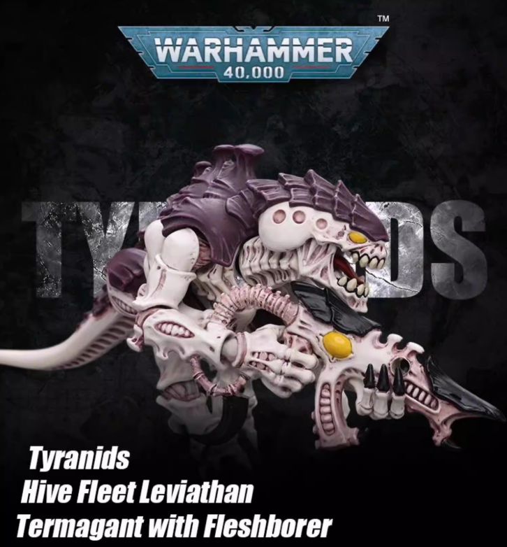 JOYTOY   Warhammer  40,000   Scale：1/18   Tyranids Hive Fleet Leviathan Termagant with Fleshborer