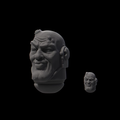 JOYTOY Warhammer Scale Head Sculpt Abstract Design Action Figure Model Collectible