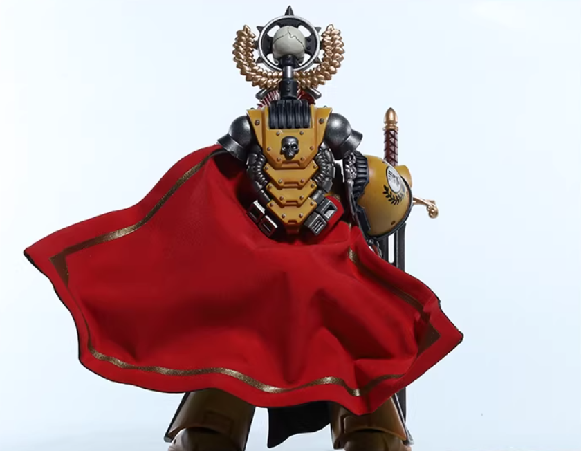 JOYTOY Warhammer 30K Imperial Fists Legion Commander Power Sword Action Figure Model Cloak Accessory Collectible