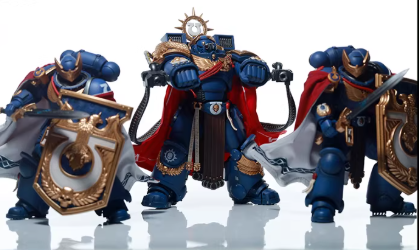 JOYTOY Warhammer 40K Space Marines 2 Terminator Karga & Honor Guard Action Figure Model with Cloak Collectible