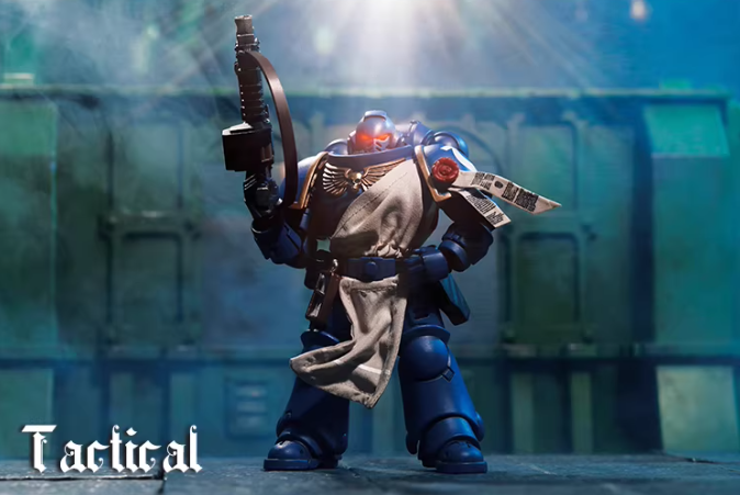 JOYTOY Warhammer 40K Terminator 4-Figure Set Action Figure Model with Cloak Accessories Collectible