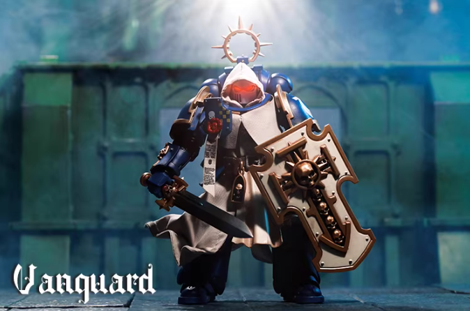 JOYTOY Warhammer 40K Terminator 4-Figure Set Action Figure Model with Cloak Accessories Collectible