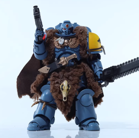 JOYTOY Warhammer 40K Space Marines Space Wolves Hunter Squad Action Figure Model Cloak Accessory 【Cloak Only】 Collectible