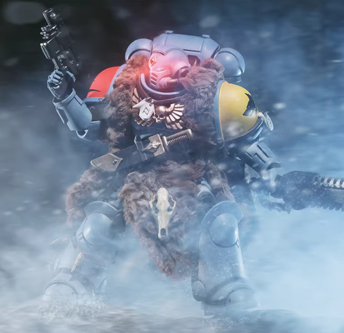 JOYTOY Warhammer 40K Space Marines Space Wolves Hunter Squad Action Figure Model Cloak Accessory 【Cloak Only】 Collectible