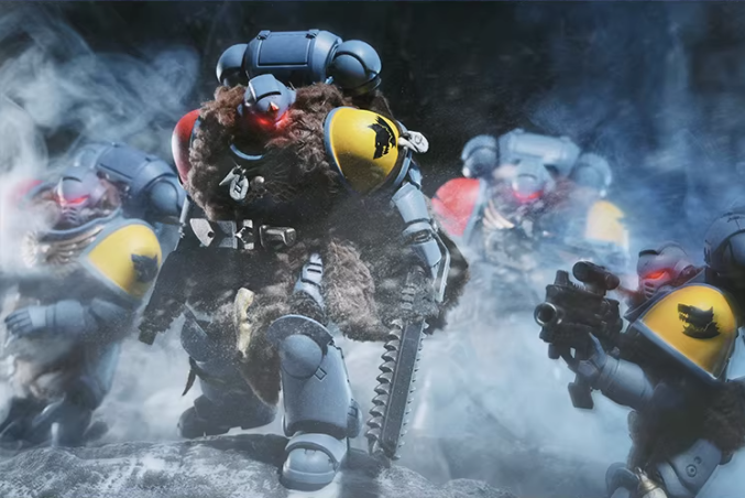 JOYTOY Warhammer 40K Space Marines Space Wolves Hunter Squad Action Figure Model Cloak Accessory 【Cloak Only】 Collectible