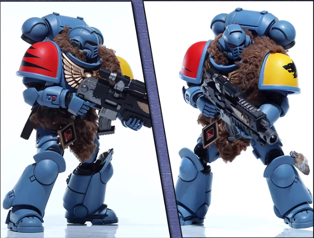 JOYTOY Warhammer 40K Space Marines Space Wolves Hunter Squad Action Figure Model Cloak Accessory 【Cloak Only】 Collectible