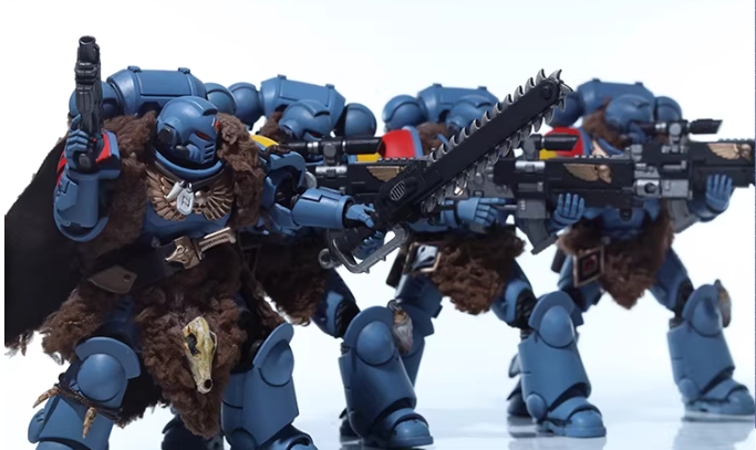 JOYTOY Warhammer 40K Space Marines Space Wolves Hunter Squad Action Figure Model Cloak Accessory 【Cloak Only】 Collectible