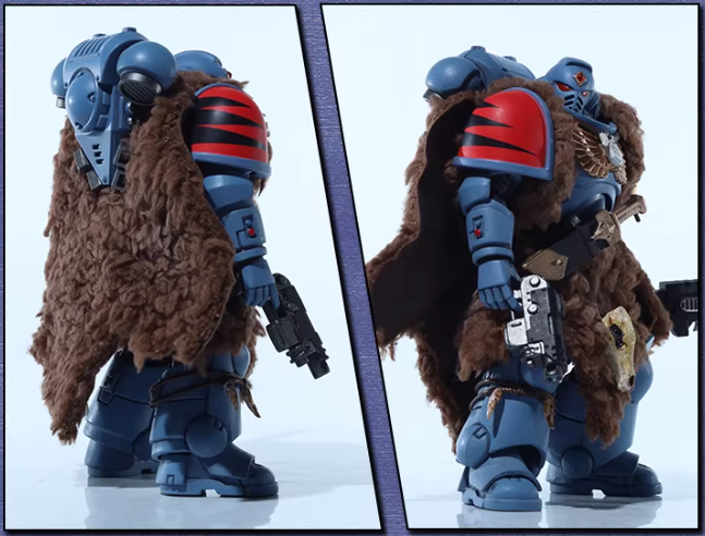 JOYTOY Warhammer 40K Space Marines Space Wolves Hunter Squad Action Figure Model Cloak Accessory 【Cloak Only】 Collectible