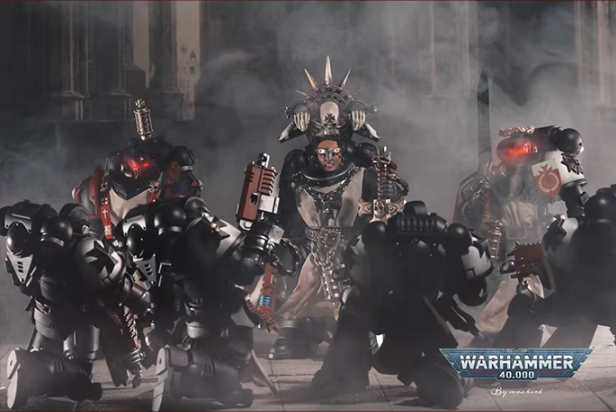 JOYTOY Warhammer 40K Dark Chapter Series Cloak Set Figure Accessory 【Figure Not Included】 Collectible Model