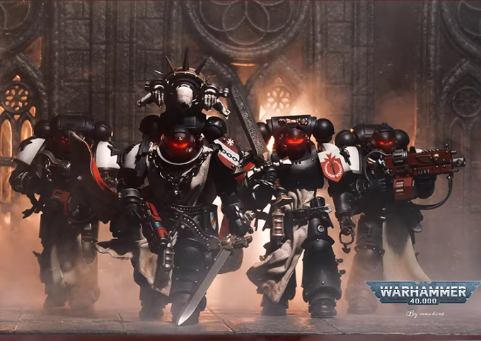 JOYTOY Warhammer 40K Dark Chapter Series Cloak Set Figure Accessory 【Figure Not Included】 Collectible Model