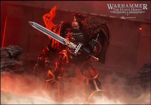 JOYTOY Warhammer 30K Sons of Horus Ezekyle Abaddon 16th Legion Cloth Cloak Cape Figure Accessory