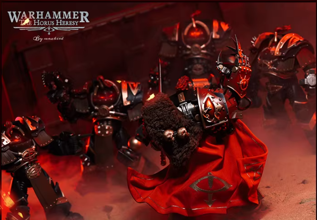 JOYTOY Warhammer 30K Sons of Horus Ezekyle Abaddon 16th Legion Cloth Cloak Cape Figure Accessory