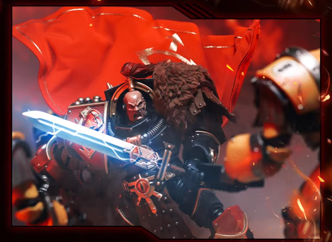 JOYTOY Warhammer 30K Sons of Horus Ezekyle Abaddon 16th Legion Cloth Cloak Cape Figure Accessory