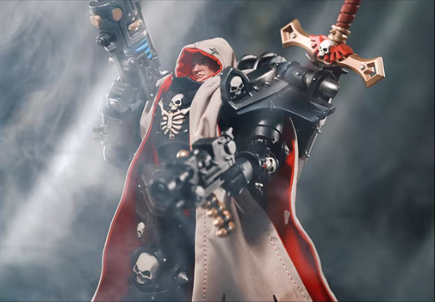 JOYTOY Warhammer 40K Chaos Space Marine Cypher Cloth Cloak Cape Figure Accessory