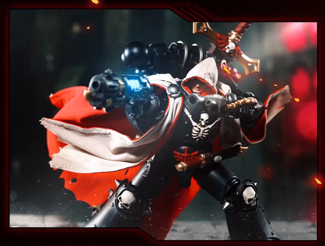 JOYTOY Warhammer 40K Chaos Space Marine Cypher Cloth Cloak Cape Figure Accessory