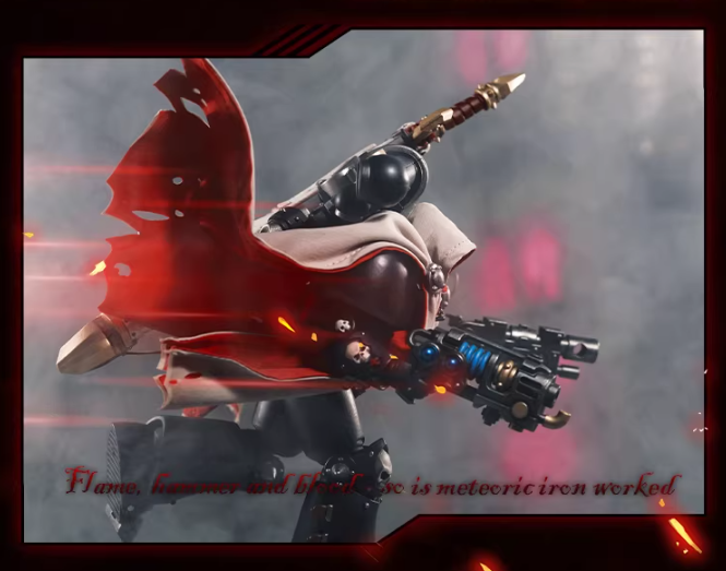 JOYTOY Warhammer 40K Chaos Space Marine Cypher Cloth Cloak Cape Figure Accessory