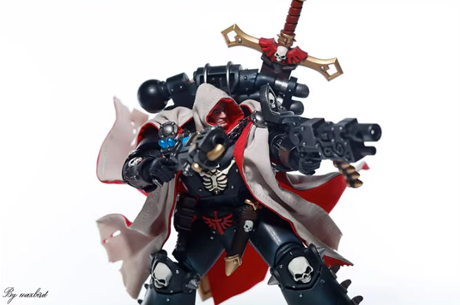 JOYTOY Warhammer 40K Chaos Space Marine Cypher Cloth Cloak Cape Figure Accessory