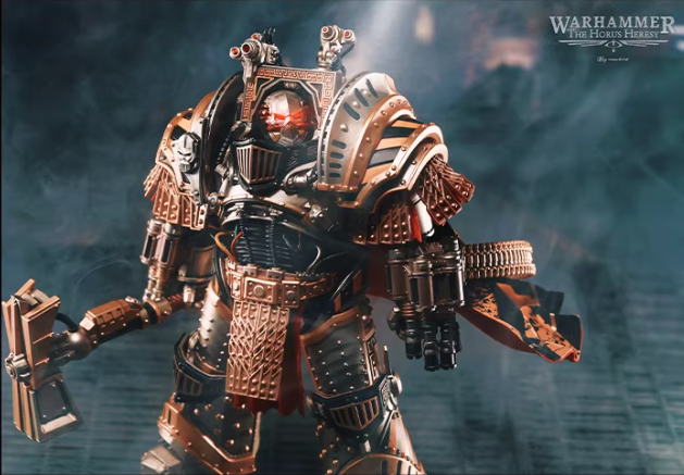 JOYTOY Warhammer 30K Horus Heresy Iron Warriors Primarch Perturabo Cloth Cloak Cape Figure Accessory