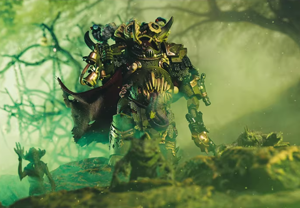 JOYTOY Warhammer 40K Death Guard Action Figure Cloak Accessory