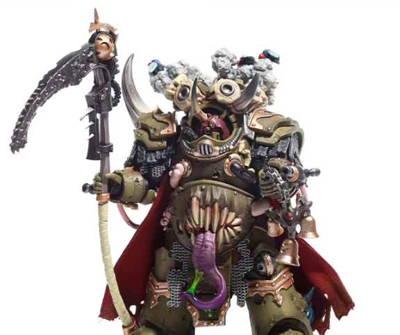 JOYTOY Warhammer 40K Death Guard Action Figure Cloak Accessory