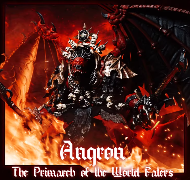 JOYTOY Warhammer 40K World Eaters Primarch Angron Figure Cloak Accessory