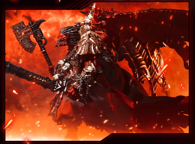 JOYTOY Warhammer 40K World Eaters Primarch Angron Figure Cloak Accessory