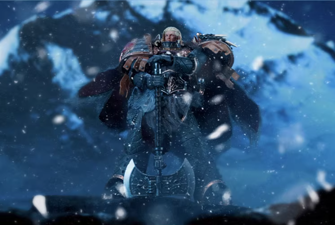 JOYTOY Warhammer 40K Space Wolves Primarch Leman Russ Cloth Cloak Figure Accessory