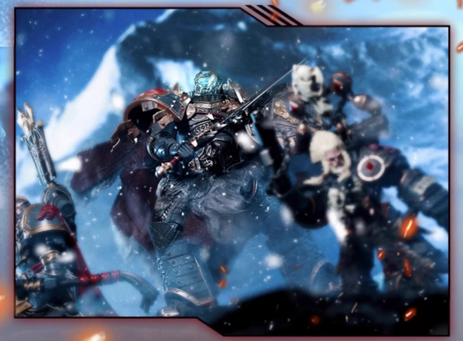 JOYTOY Warhammer 40K Space Wolves Primarch Leman Russ Cloth Cloak Figure Accessory