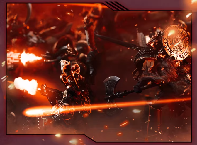 JOYTOY Warhammer 40K Space Wolves Primarch Leman Russ Cloth Cloak Figure Accessory