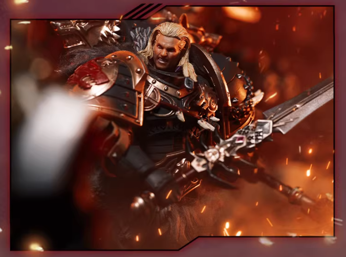 JOYTOY Warhammer 40K Space Wolves Primarch Leman Russ Cloth Cloak Figure Accessory