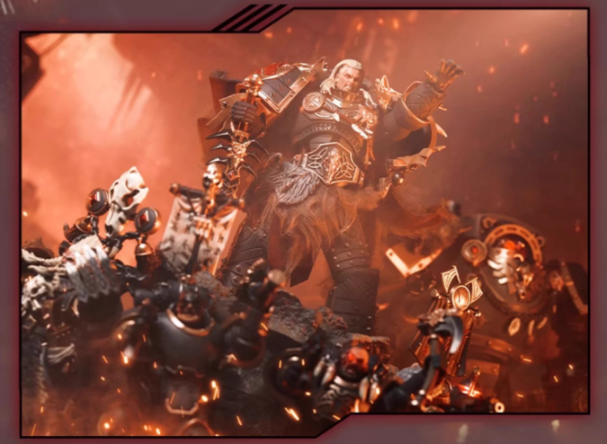 JOYTOY Warhammer 40K Space Wolves Primarch Leman Russ Cloth Cloak Figure Accessory