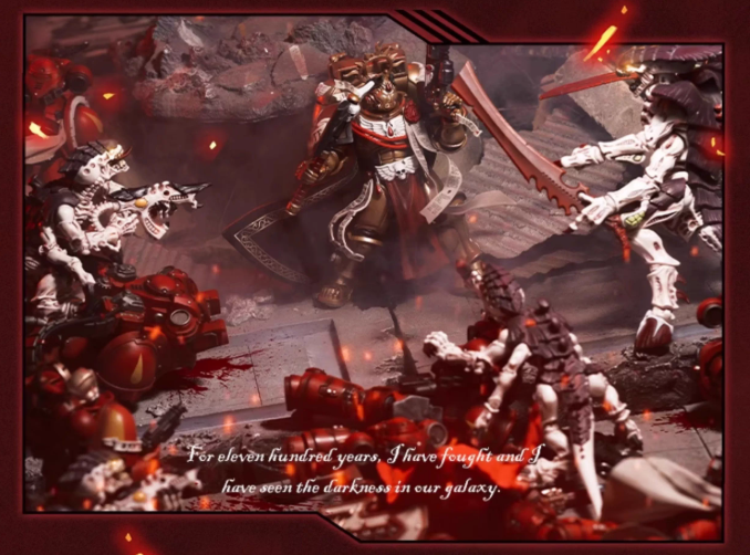 Warhammer 40K Blood Angels Commander Dante Action Figure Cloak Accessory