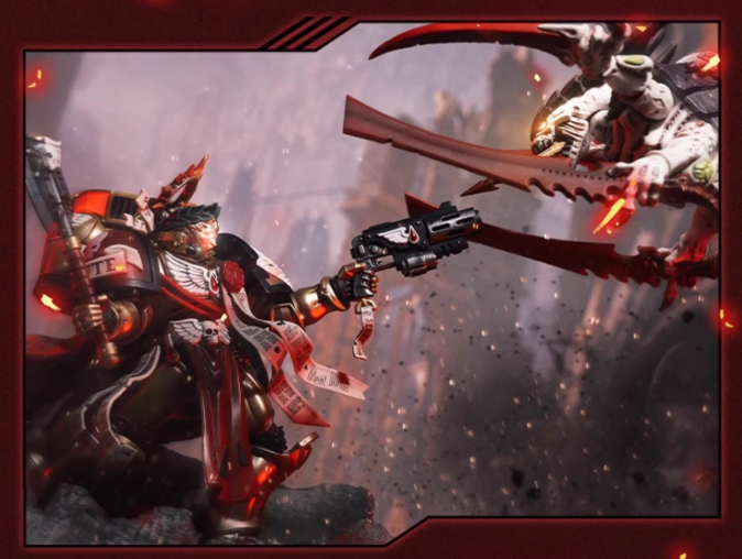 Warhammer 40K Blood Angels Commander Dante Action Figure Cloak Accessory