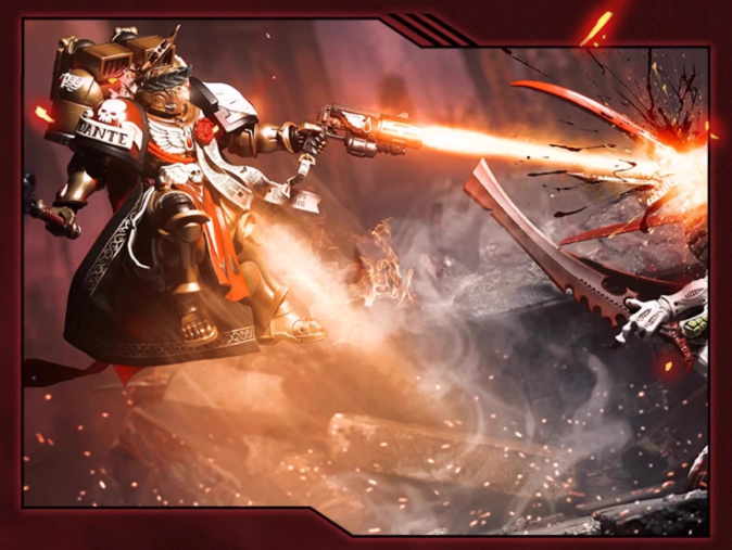 Warhammer 40K Blood Angels Commander Dante Action Figure Cloak Accessory