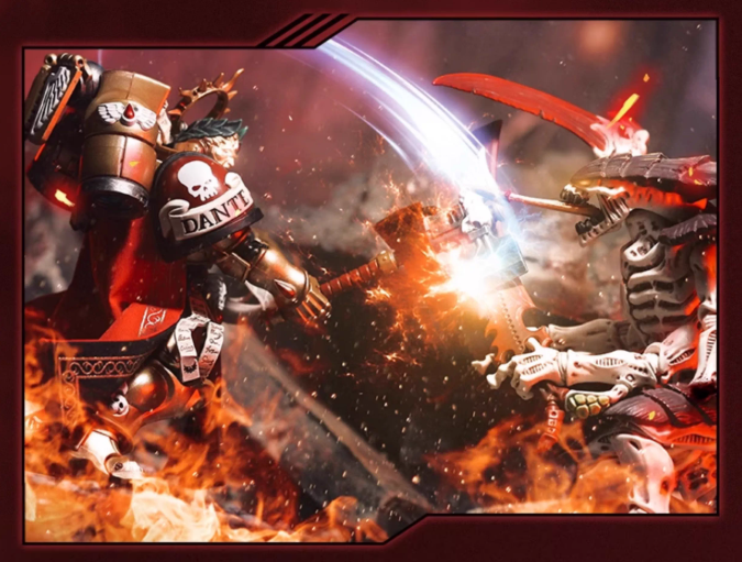 Warhammer 40K Blood Angels Commander Dante Action Figure Cloak Accessory