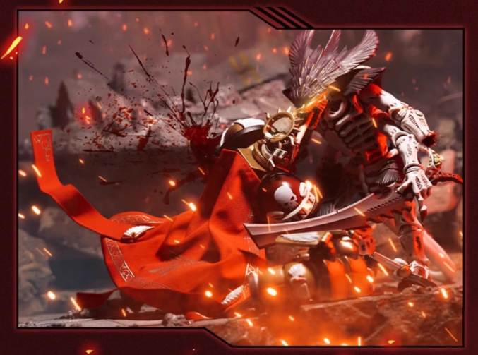 Warhammer 40K Blood Angels Commander Dante Action Figure Cloak Accessory