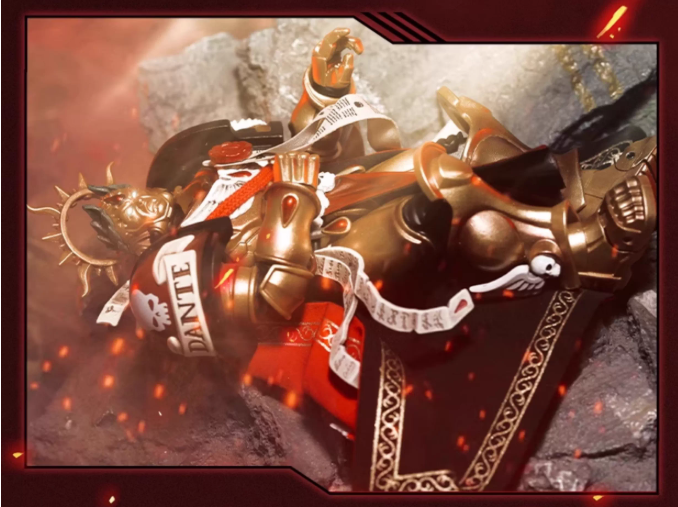 Warhammer 40K Blood Angels Commander Dante Action Figure Cloak Accessory