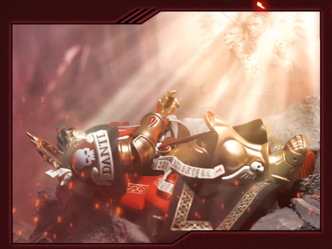 Warhammer 40K Blood Angels Commander Dante Action Figure Cloak Accessory