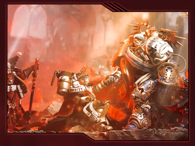 Warhammer 40K Blood Angels Commander Dante Action Figure Cloak Accessory