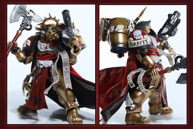 Warhammer 40K Blood Angels Commander Dante Action Figure Cloak Accessory