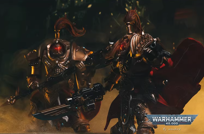 JOYTOY Warhammer 40K Adeptus Custodes Captain Cloak Outfit Set Figure Accessory No Figure