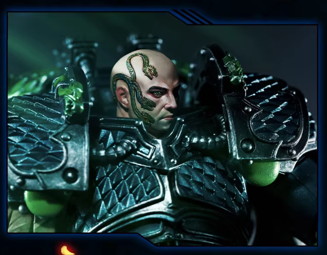 JOYTOY Warhammer 40K Alpha Legion Primarch Alpharius Cloth Cloak Figure Accessory