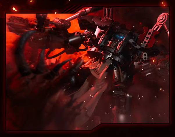 JOYTOY Warhammer 40K Grey Knights Nemesis Dreadknight Action Figure Cloak Accessory