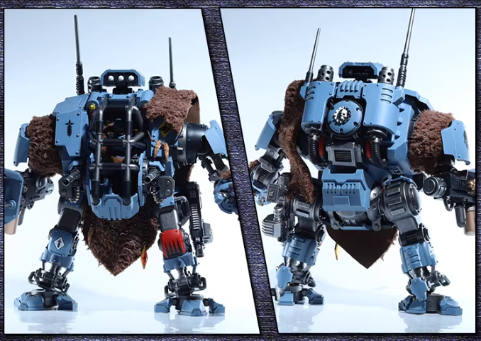 JOYTOY Warhammer 40K Space Wolves Invictor Warsuit Cloth Cloak Figure Accessory