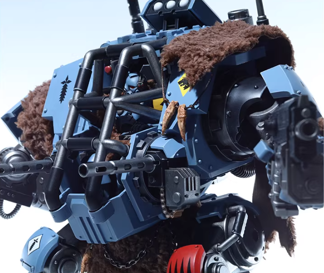 JOYTOY Warhammer 40K Space Wolves Invictor Warsuit Cloth Cloak Figure Accessory