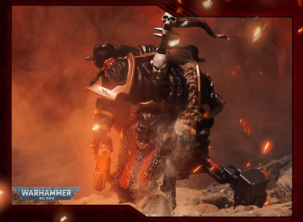 JOYTOY Warhammer 40K Black Legion Chaos Lord Karros Cloth Cloak Cape Set Figure Accessory